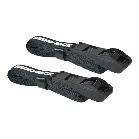 Rhino-Rack 11FT TIE DOWN STRAPS W/ BUCKLE PROTECTOR - BLACK RTD35P